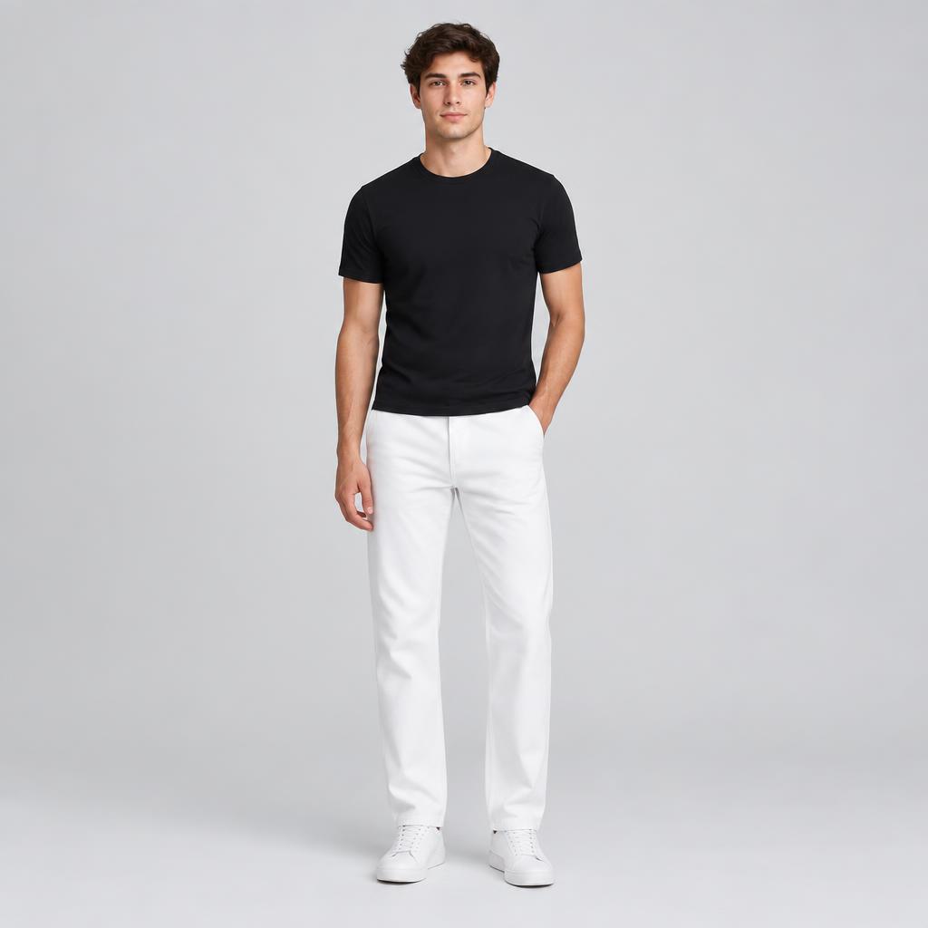 Men model wearing pants
